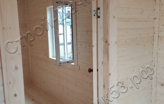 4 Каркасно-щитовой дом Д-25, 6х7м, 42М², Московская область, Можайский район, деревня Никольское (4)